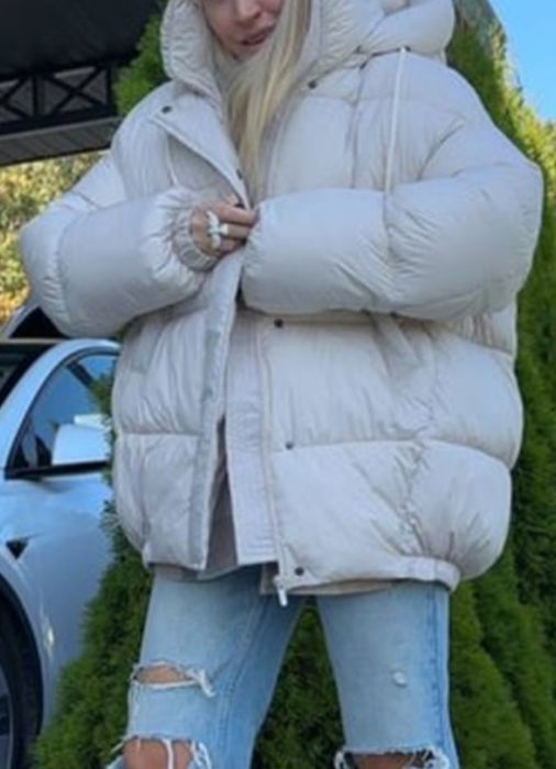 Пуховик пуфер жіночий.