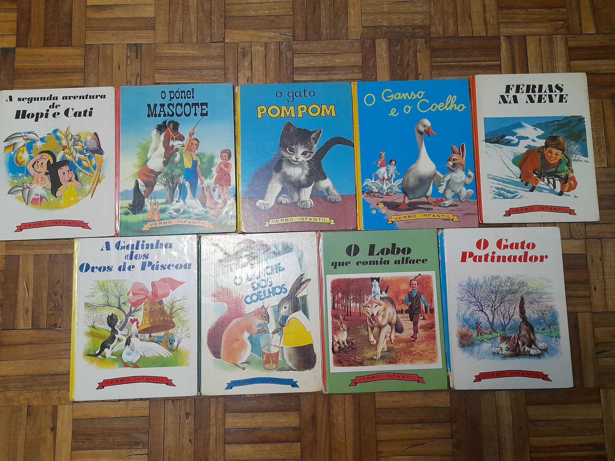 9 livros da coleção verbo infantil