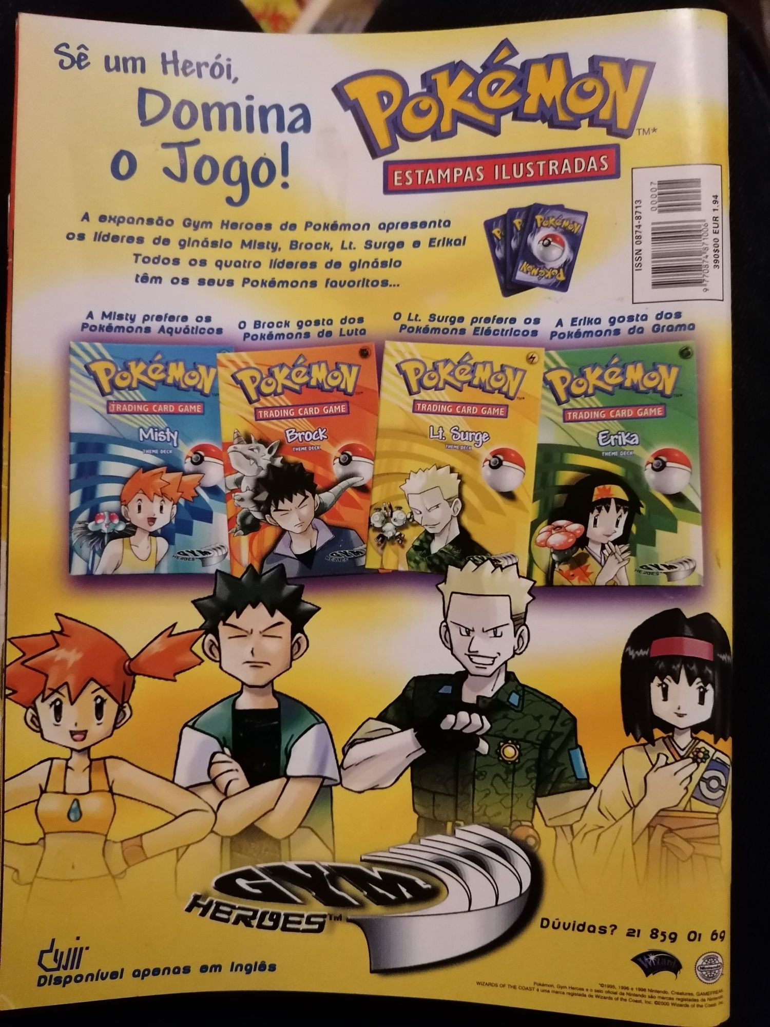 Revista Oráculo Pokemon 1, 3, 4 e 7