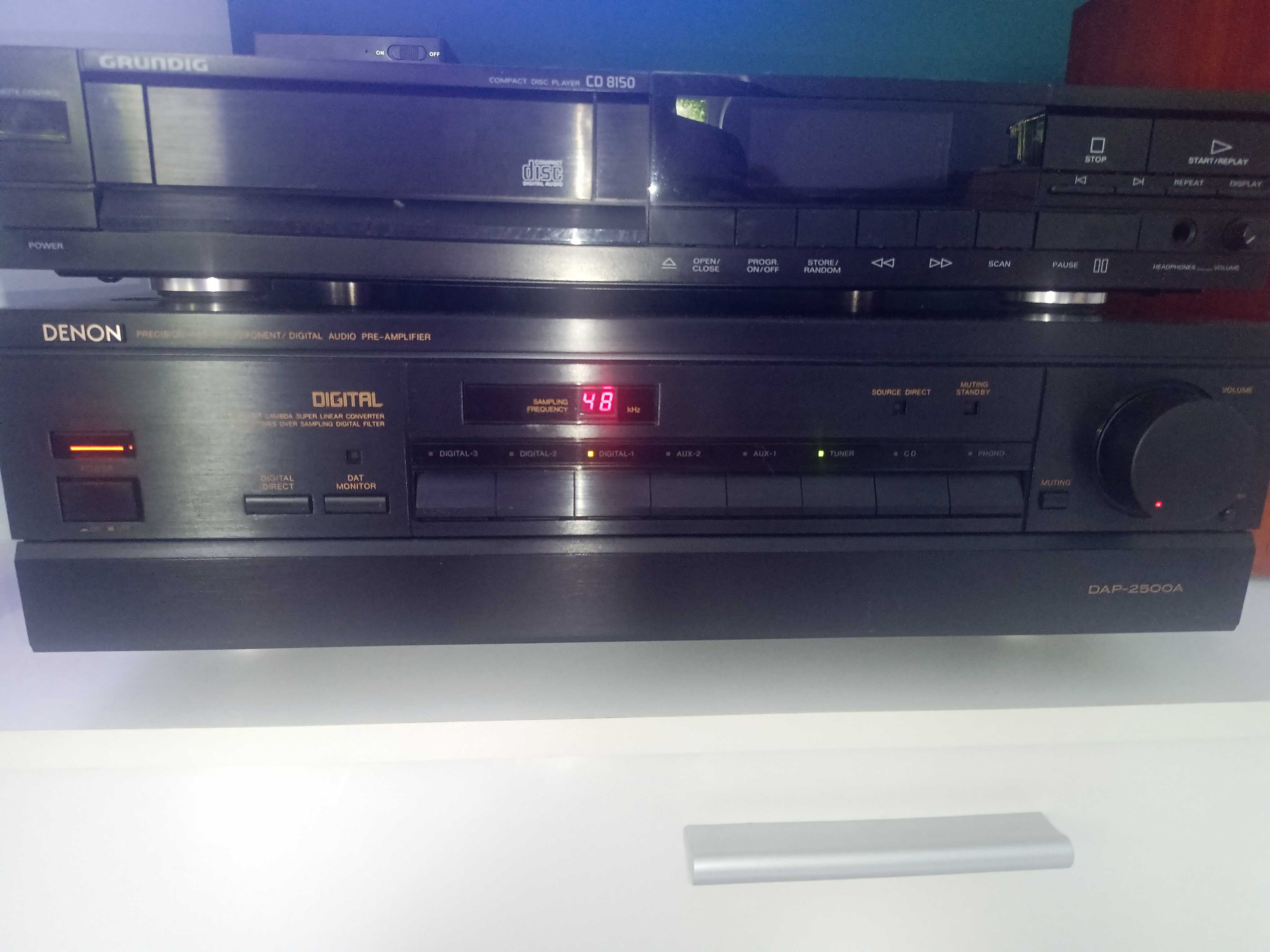 Preamp  ,,Denon,,z końcówka mocy ,,Sony ES,,