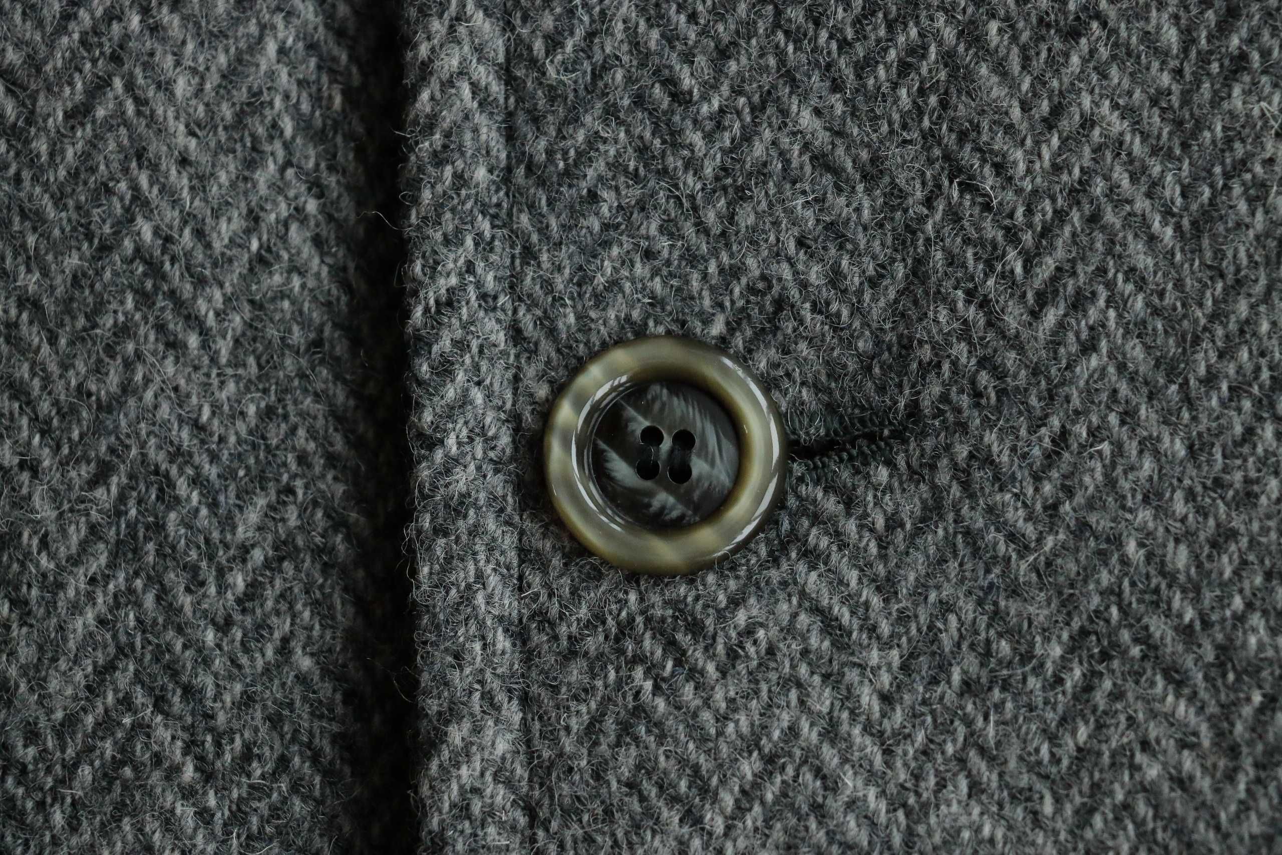 HARRIS TWEED Vintage Wool Coat Blazer Jacket, L-XL