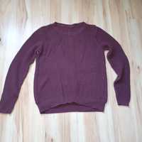 Ciemno fioletowy sweter S M