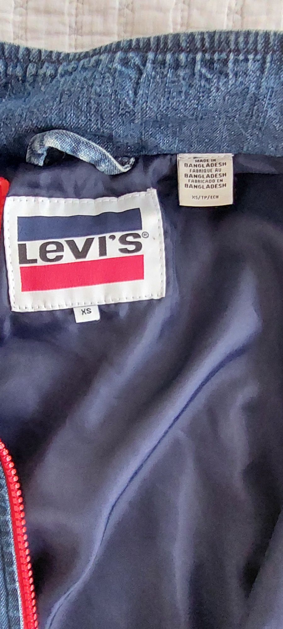 Куртка легка, вітрівка джинсова Levi's жіноча