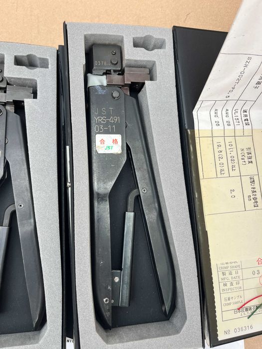 Zaciskarka Styk JST YRS-231, YRS-260, YRS-470, YRS-491 Zaciski SZH