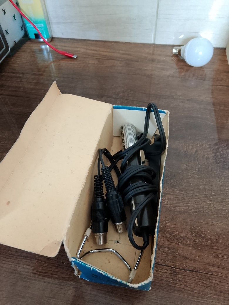 Mikrofon Dynamiczny UNITRA Tonsil MDO 21 Wz ... Komplet Box