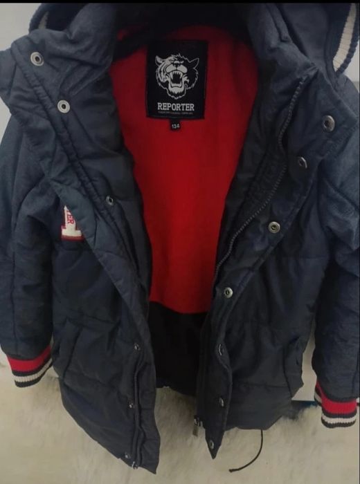 Kurtka zimowa chłopięca rozmiar 134 Reporter