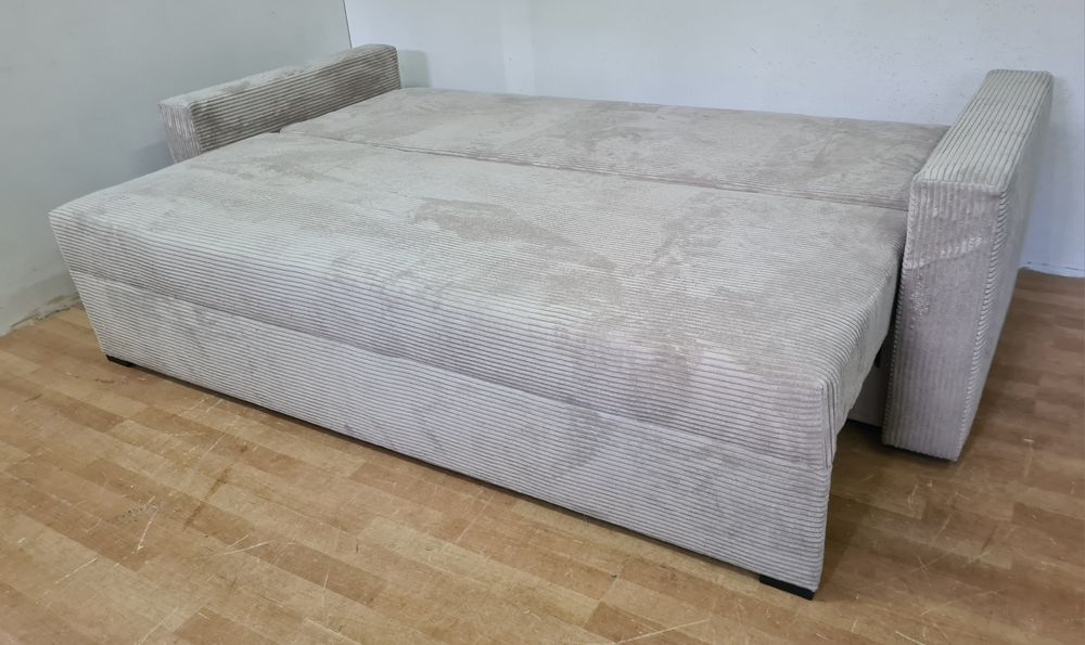 Nowa sofa sprężyny automat sztruks welur plusz kanapa wersalka tapczan