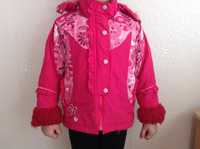 Детский зимний термокомбинезон куртка для девочки. В хорошем состоянии