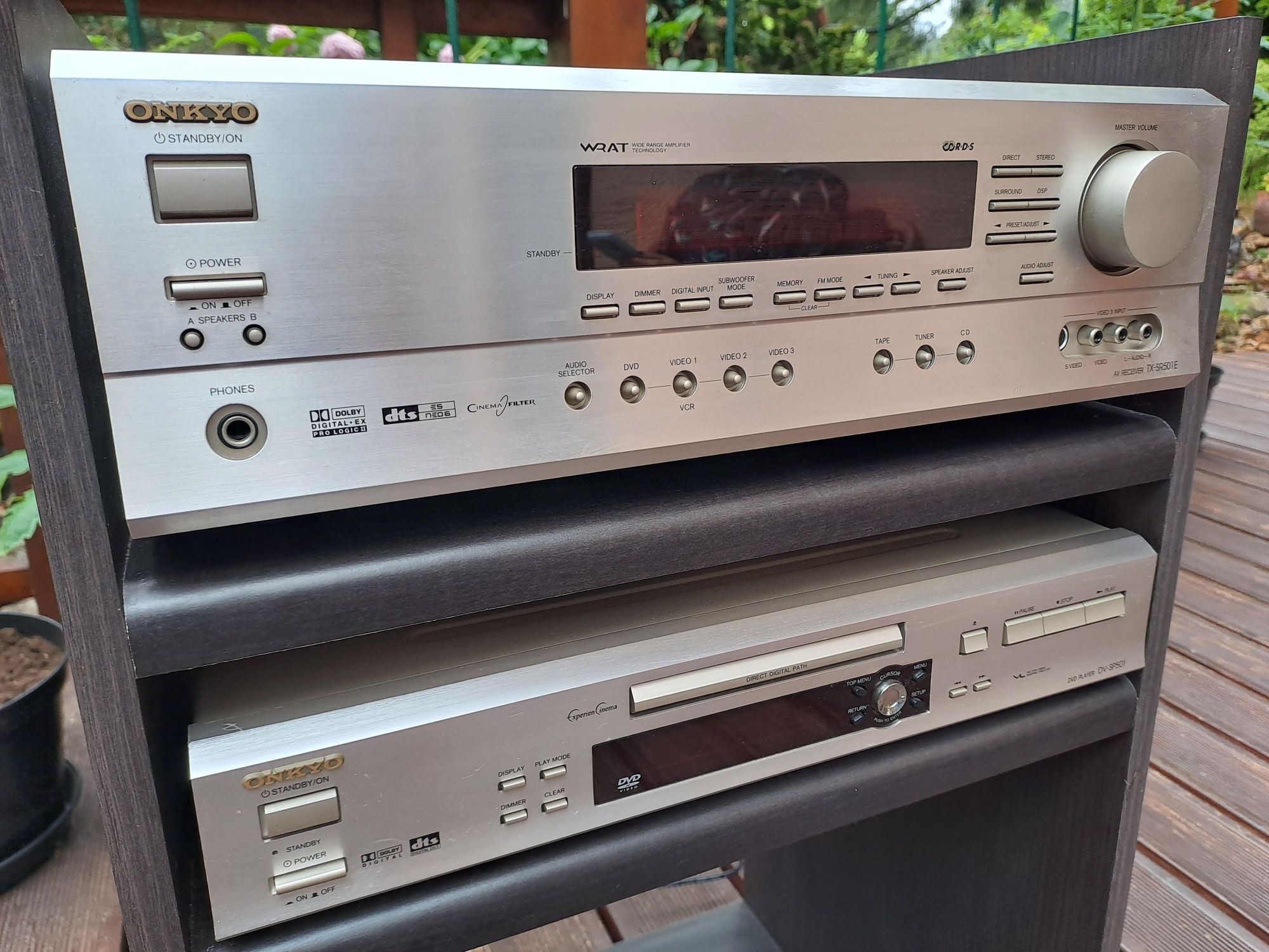 Wzmacniacz ONKYO TX-SR501E kino domowe z DVD