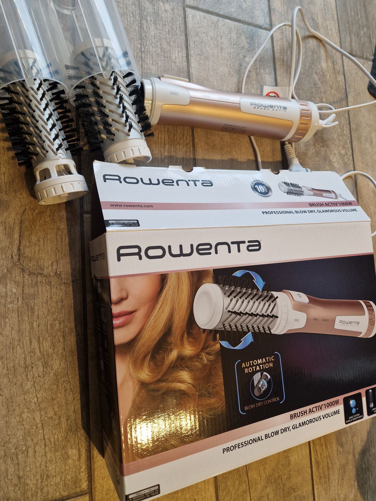 Rowenta Activ Brush suszarka lokówka nowa