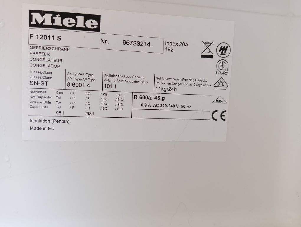Zamrażarka Miele