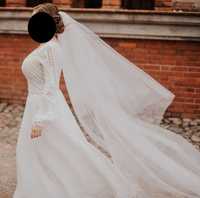 Suknia ślubna rozmiar 40 165cm