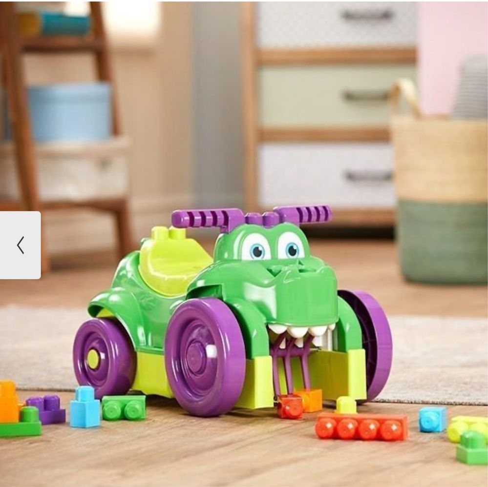 Машинка каталка mega blocks