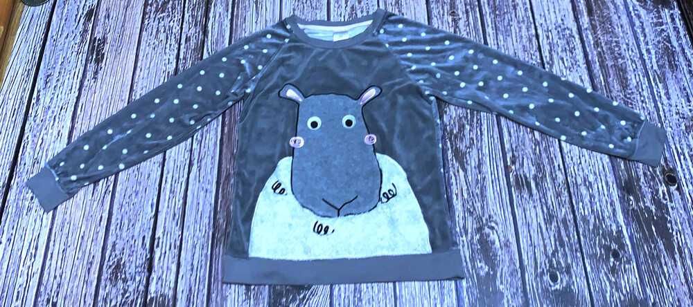 Фирменная велюровая пижама для девочки 12-13 лет, 152-158 см