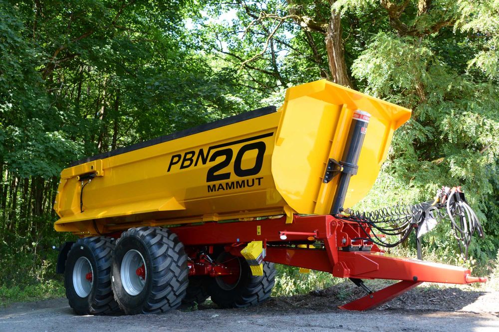 przyczepa Metaltech PBN20R  tandem  nowa cena brutto duże koła 155 net