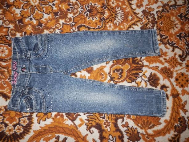 джинсы-скинни, узкие на 2-3 года (92р.)