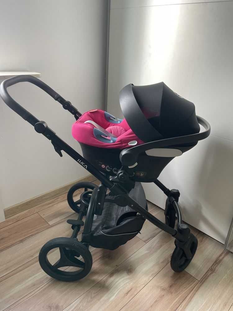Wózek Bebetto Luka 2w1 + fotelik Cybex