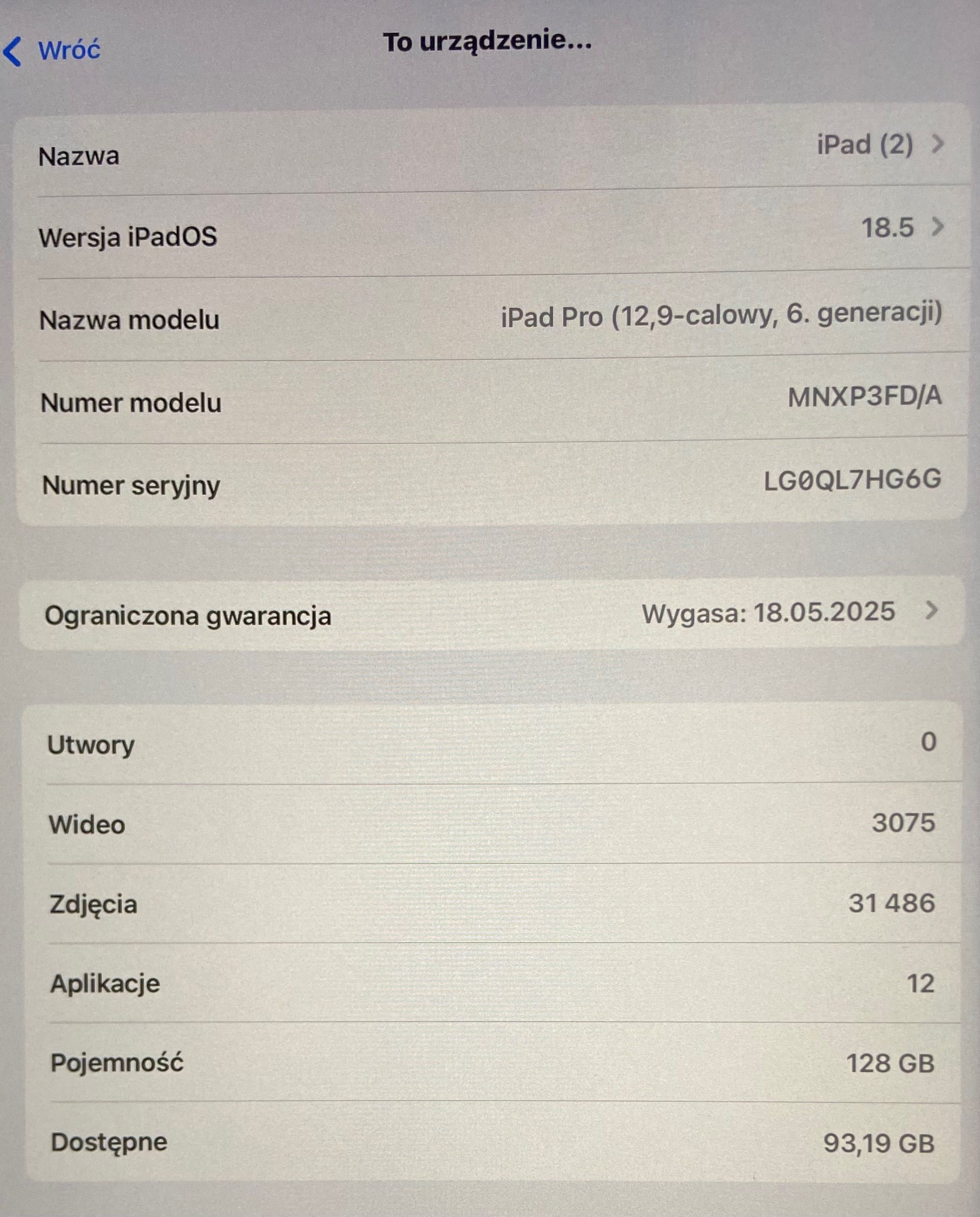 Apple iPad Pro 12.9 6 Generacji M2 128 + Apple Pencil 2 Gen + Etui