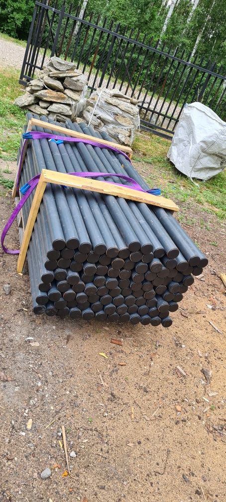 Solidne słupki pod siatkę – tylko 50 zł/szt. z rury fi 63,5x3,6