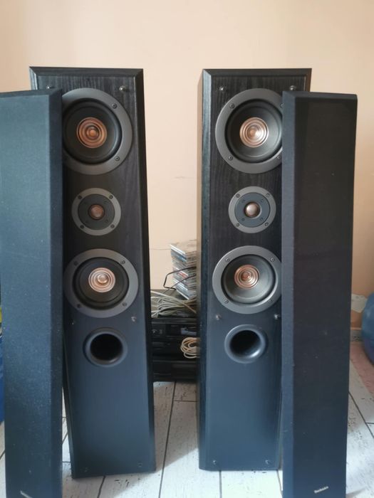 Wieża Technics SA-EX510 i dwie kolumny SB-T200 + płyty gratis!