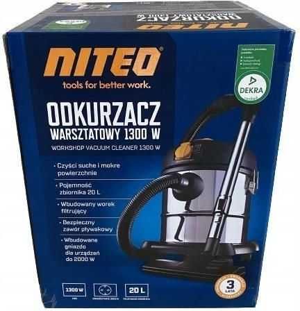 Odkurzacz warsztatowy 1300W NITEO