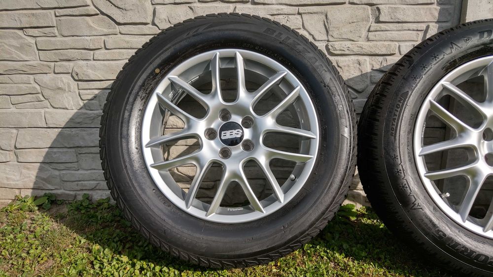 Komplet 4 felgi BBS 7.5" x 18" 5x114,3 opony Dunlop Bridgestone Lexus