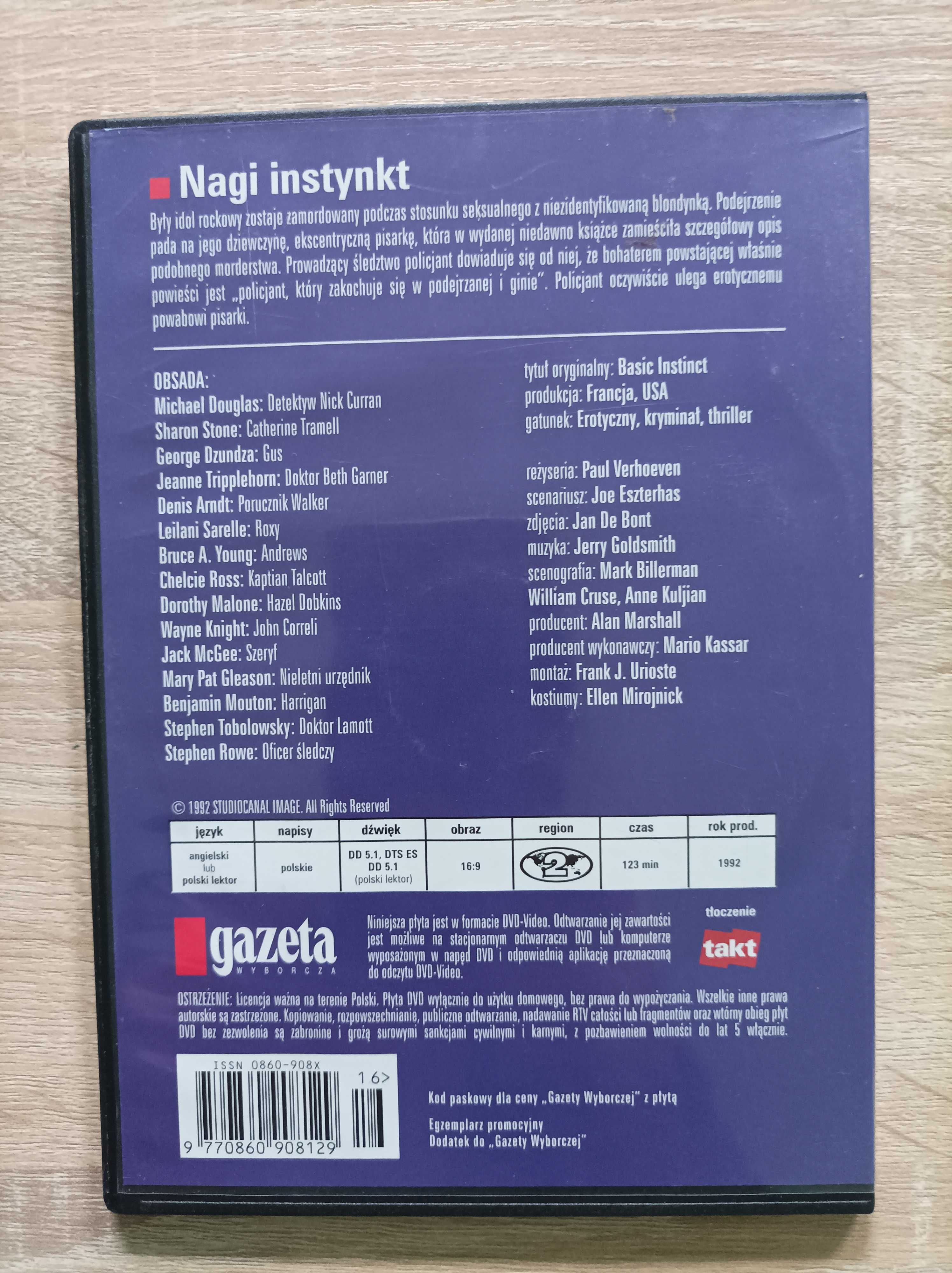 Film DVD Nagi Instynkt