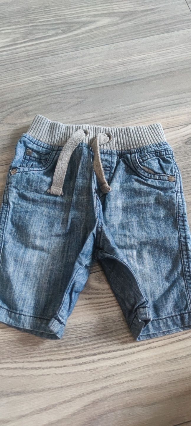 Spodenki chłopięce jeansowe