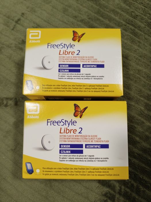 2 sztuki sensorów Freestyle Libre 2