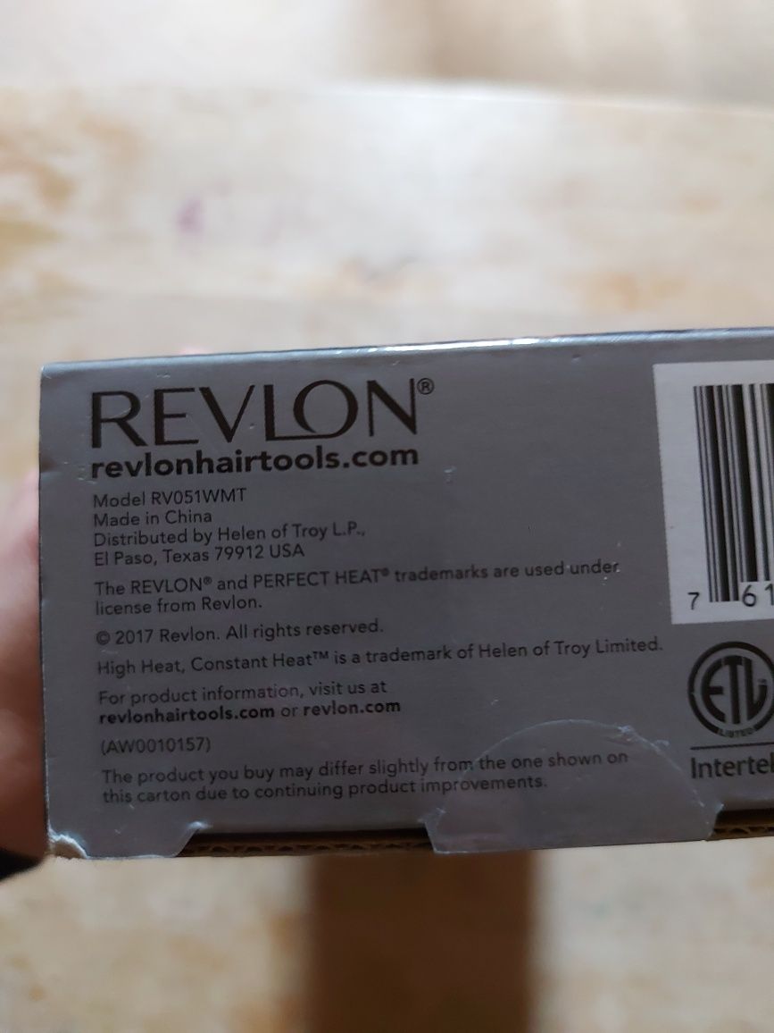 Плойка круглая Revlon, керамическая.