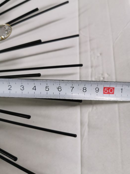 Zegar ścienny z kryształkami Nowy