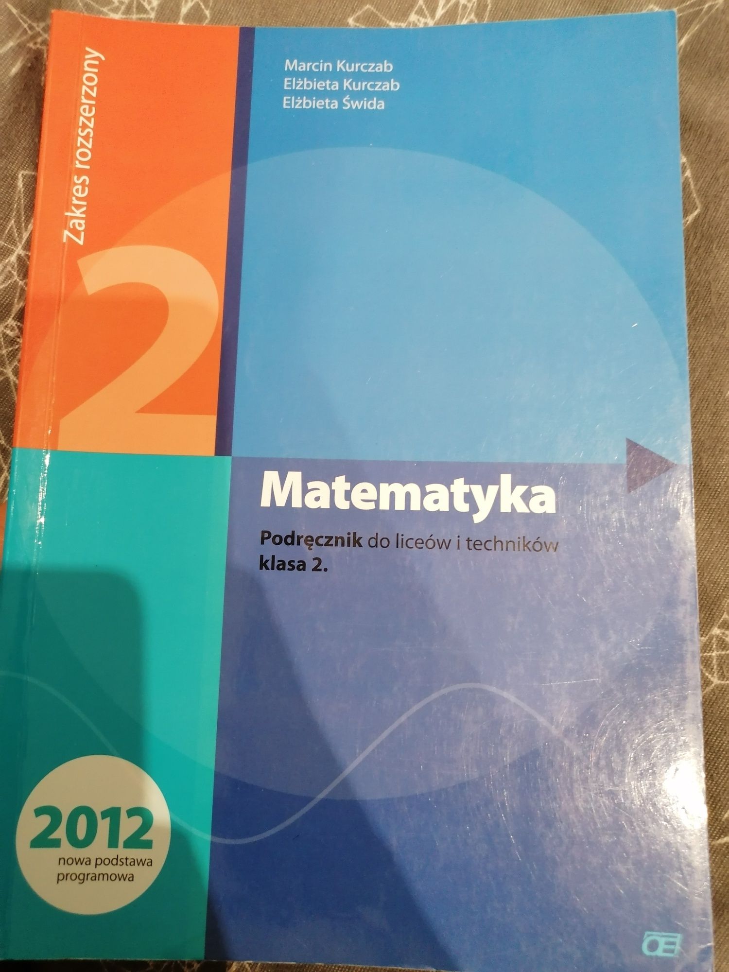 Matematyka podręcznik kl. 2 zakres rozszerzony