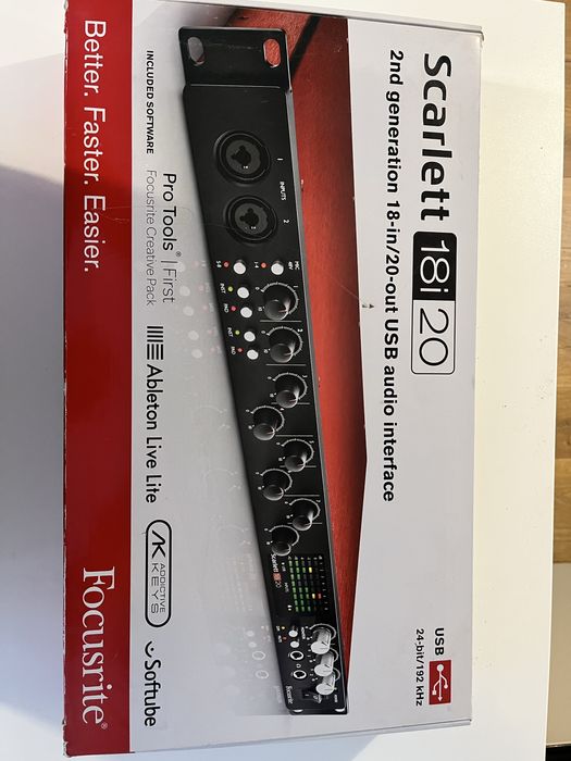 Focusrite Scarlett 18i20 2nd Gen - Stan Idealny!