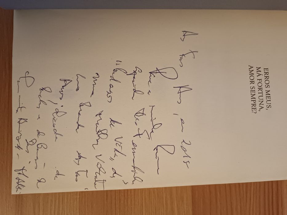 Erros Meus, Má Fortuna, Amor Sempre? (Helena Sacadura Cabral)