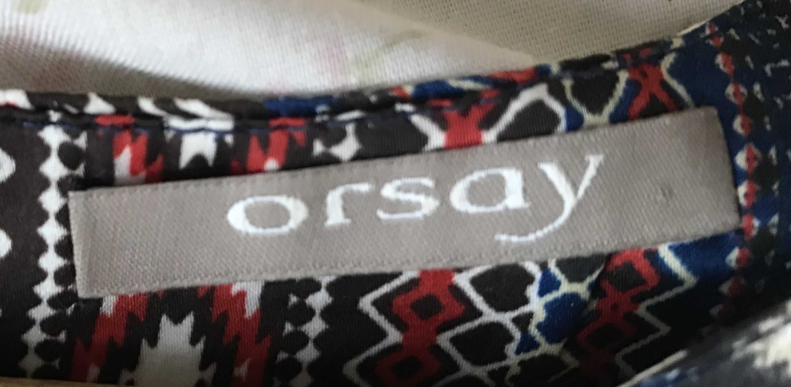 Letnia sukienka do kolan firmy Orsay, roz.38 (duży)