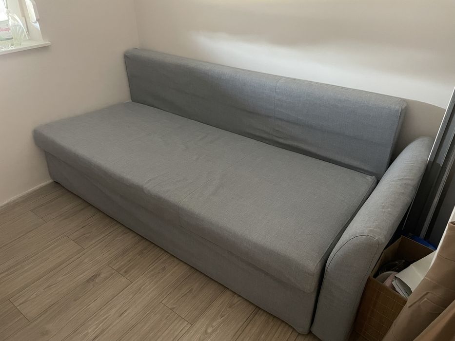 Sofa rozkladana holmsund ikea szara