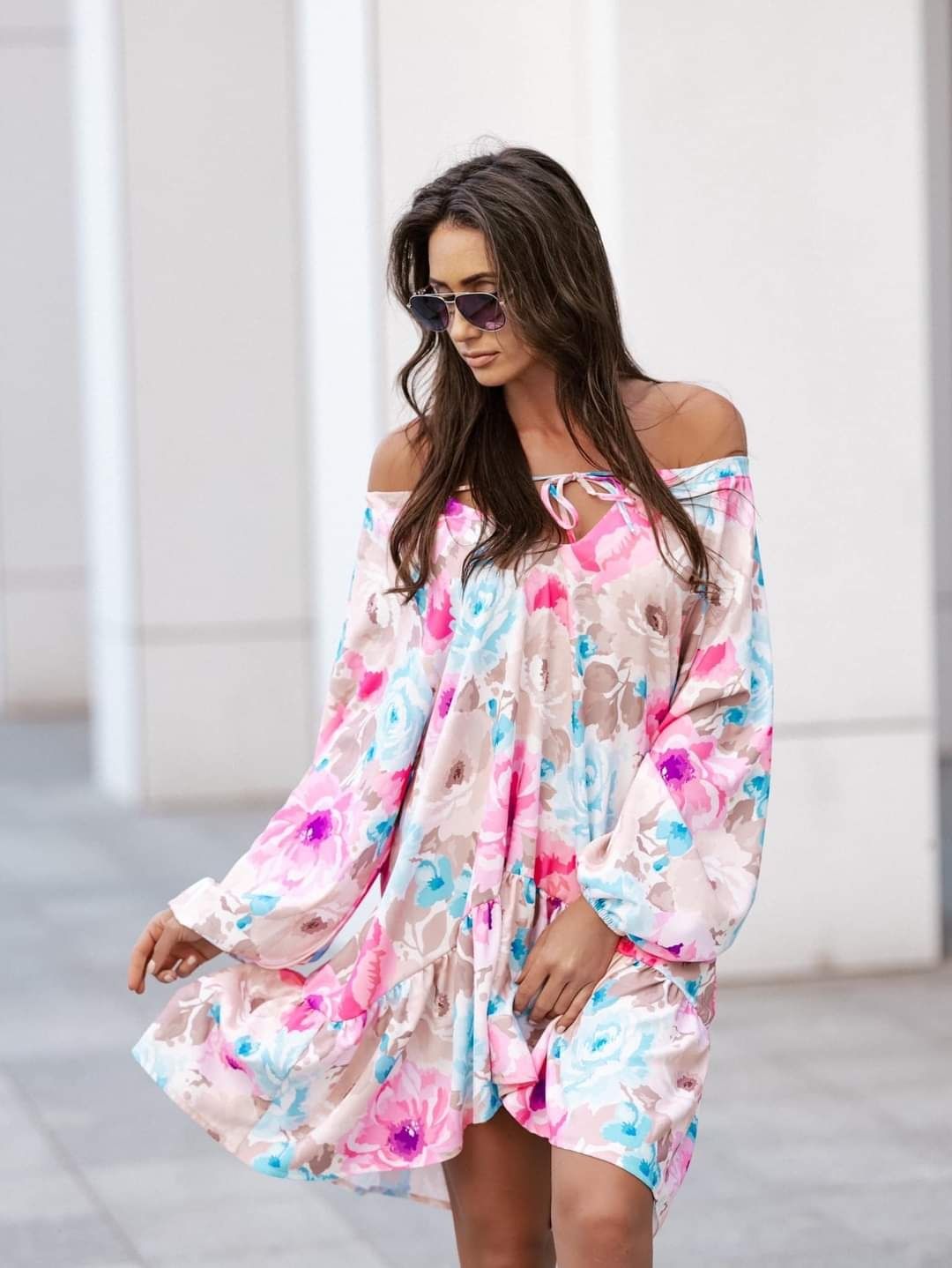 Sukienka Molly kolorowy print Me Gusta