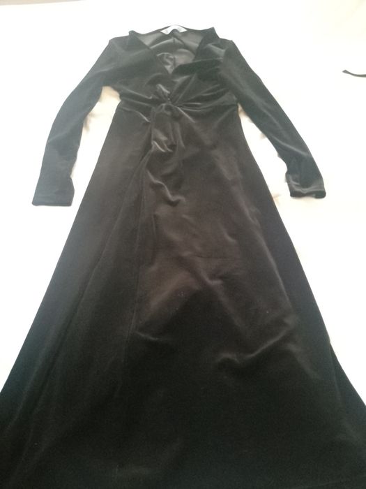 Vestido veludo xs Mango