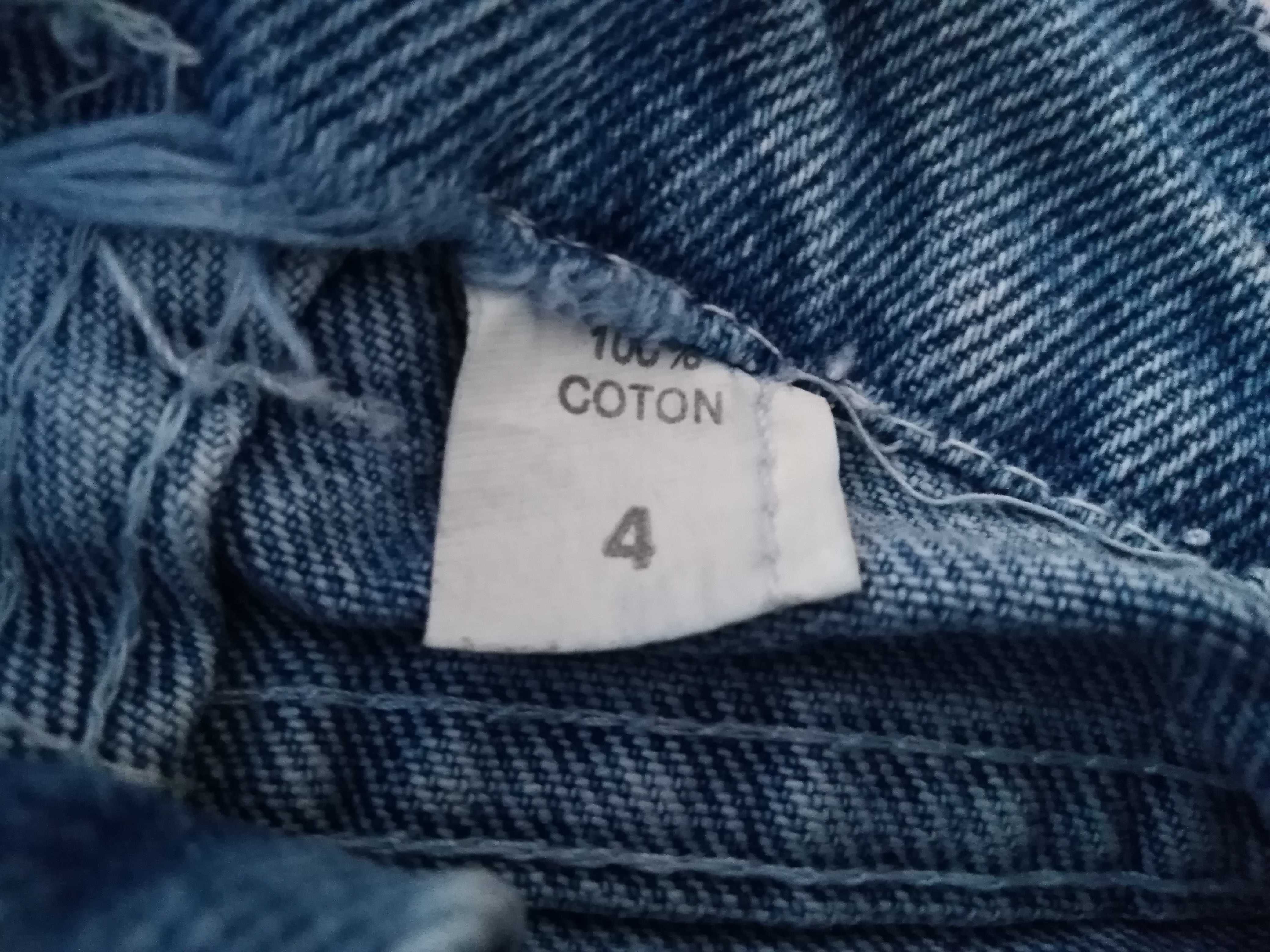 Calças Ganga Azuis Apple Pie Strong Denim 4 Anos