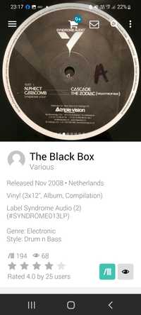 The Black box syndrome audio 3x winyl drum n bass neurofunk