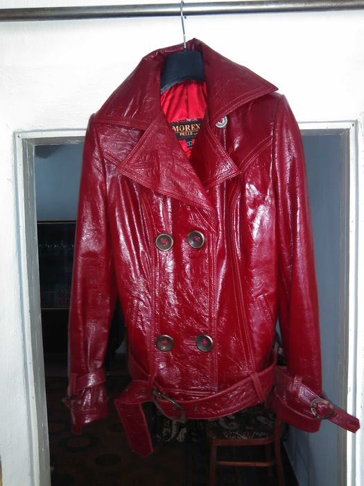 Кожаный женский пиджак (Турция)