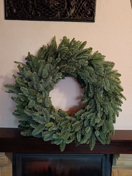 Wieniec stroik świąteczny adwentowy 55cm nobilis