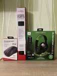 Ігрова мишка, коврик HyperX та навушники Jbl- PC Xbox