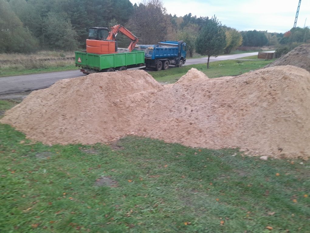 Piasek podsypka zasyp fundamentów