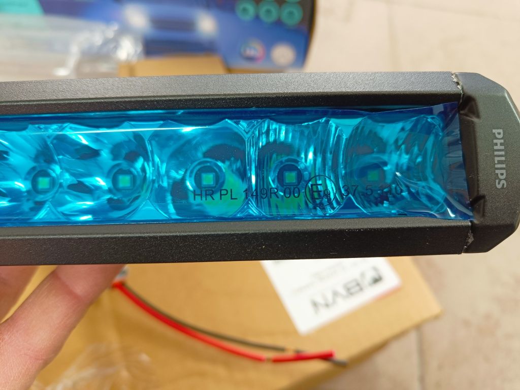 Lightbar LED halogen z homologacja Philips UD5001L 387m zasieg