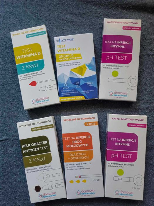zestaw 6 testów domowych
