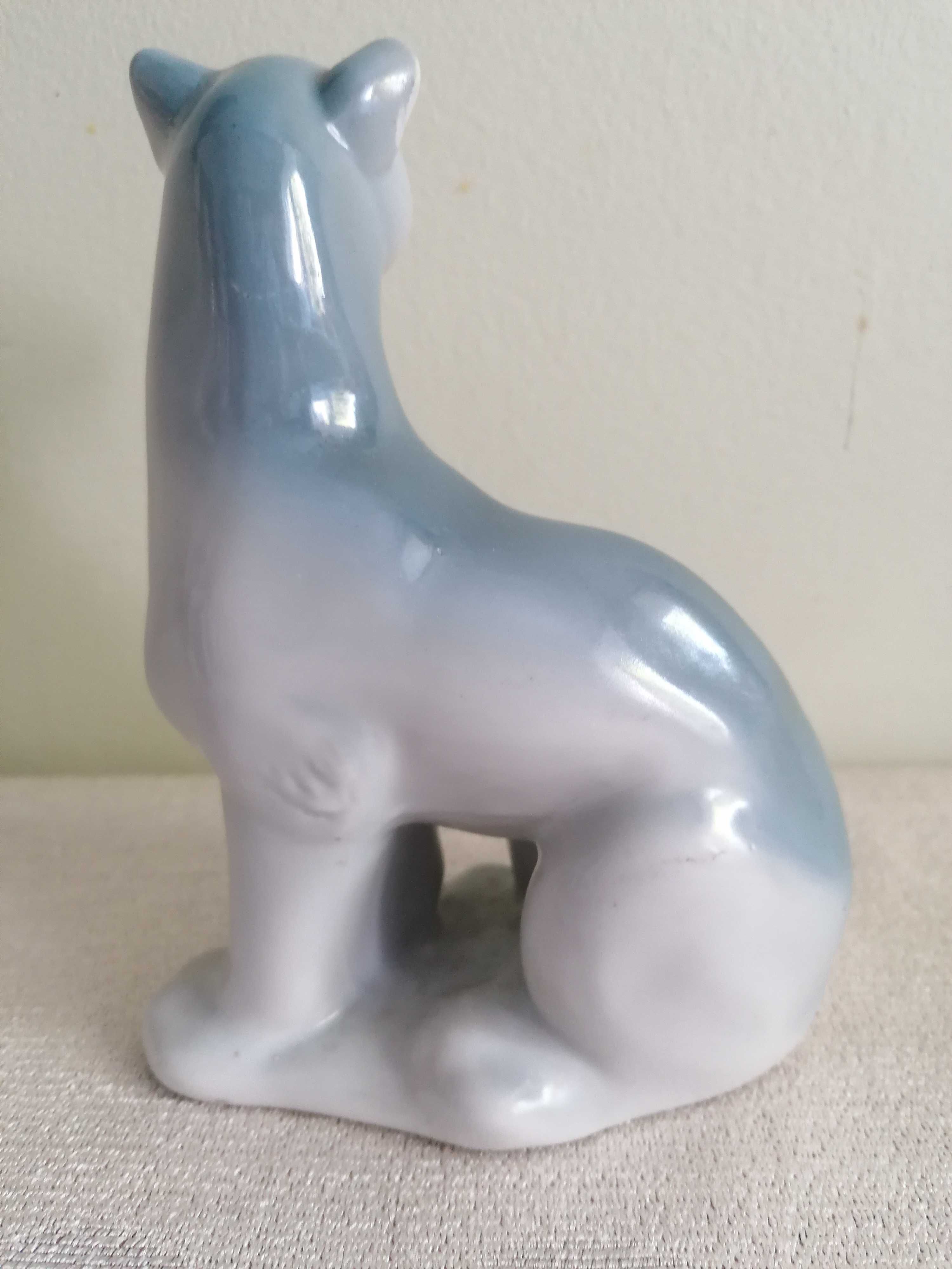 figurka porcelana puma połonne