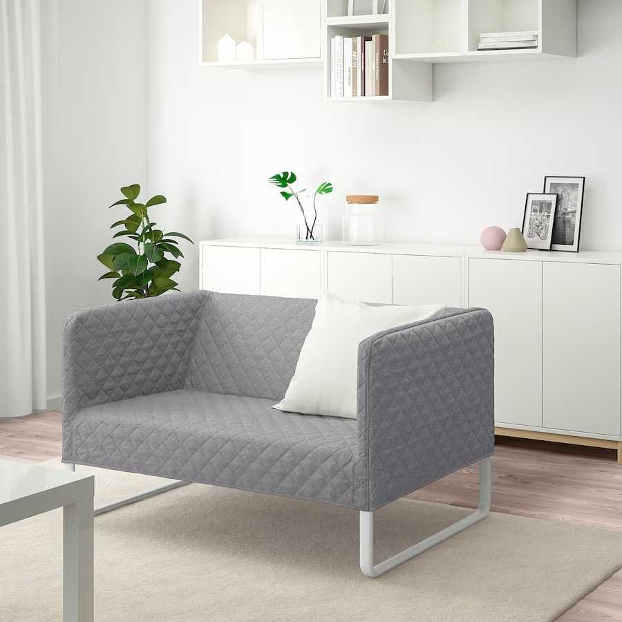 Двомісний диван IKEA KNOPPARP (104.246.21) - сірий, чудовий стан