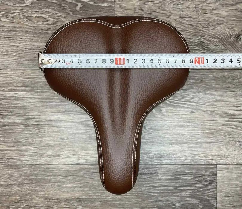 Велосипедне сідло дорожное коричневе седло на велосипед Crossride 318