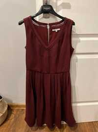 Bordowa sukienka mint&berry